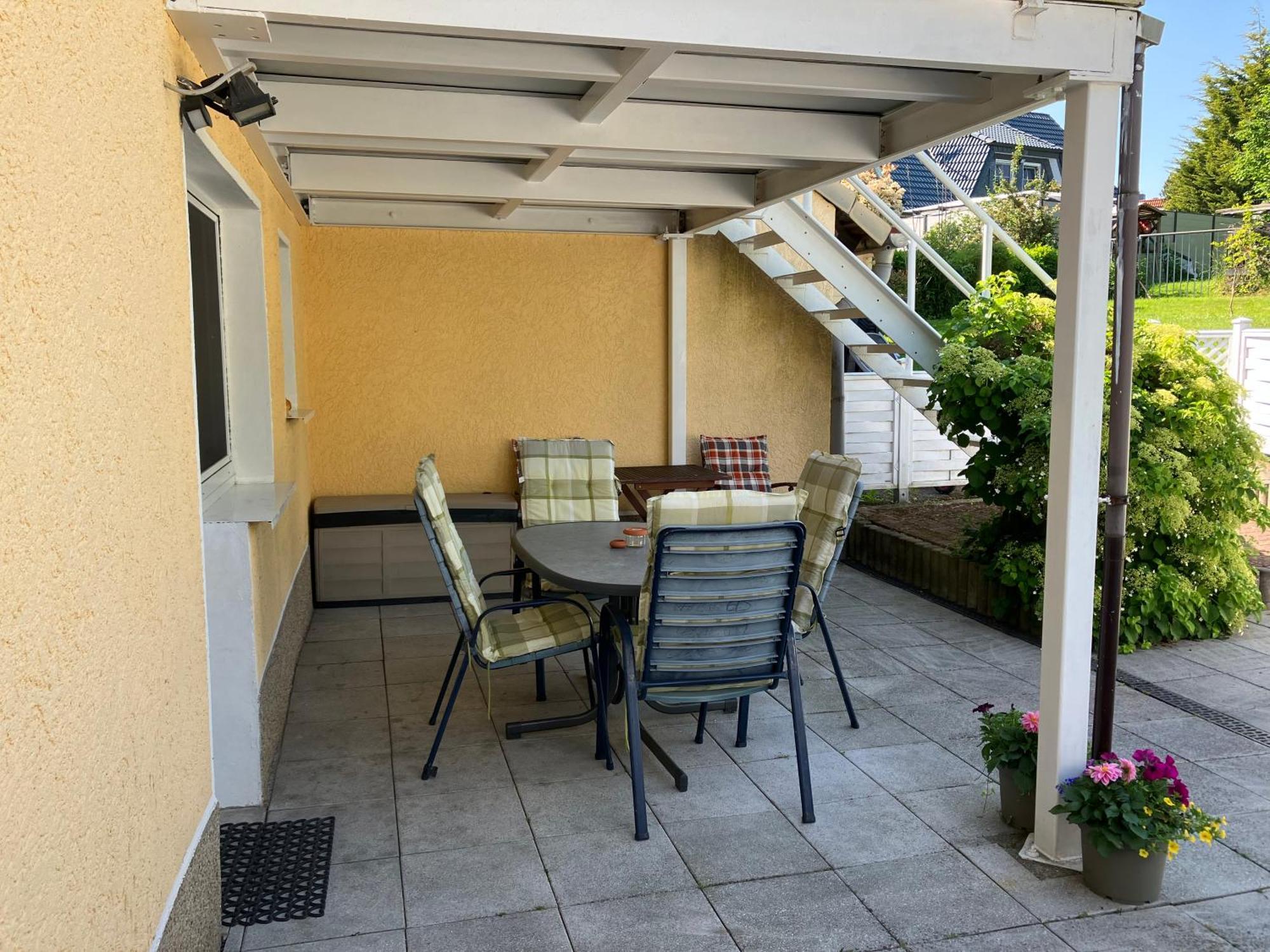 Ferienwohnung Im Gruenen Eg Mit Terrasse 黑尔德克 外观 照片