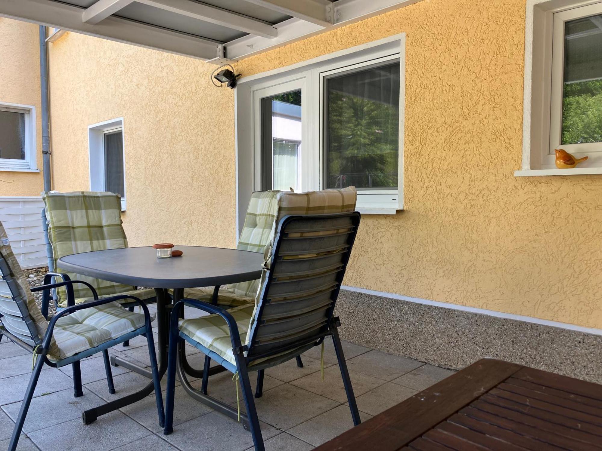 Ferienwohnung Im Gruenen Eg Mit Terrasse 黑尔德克 外观 照片